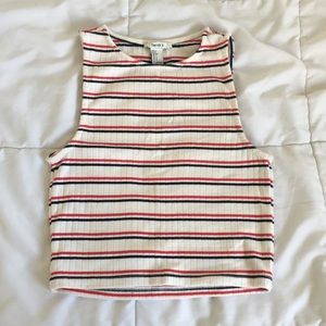 Striped crop top